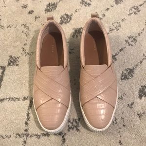 Women’s Halogen blush pink slip on sneakers
